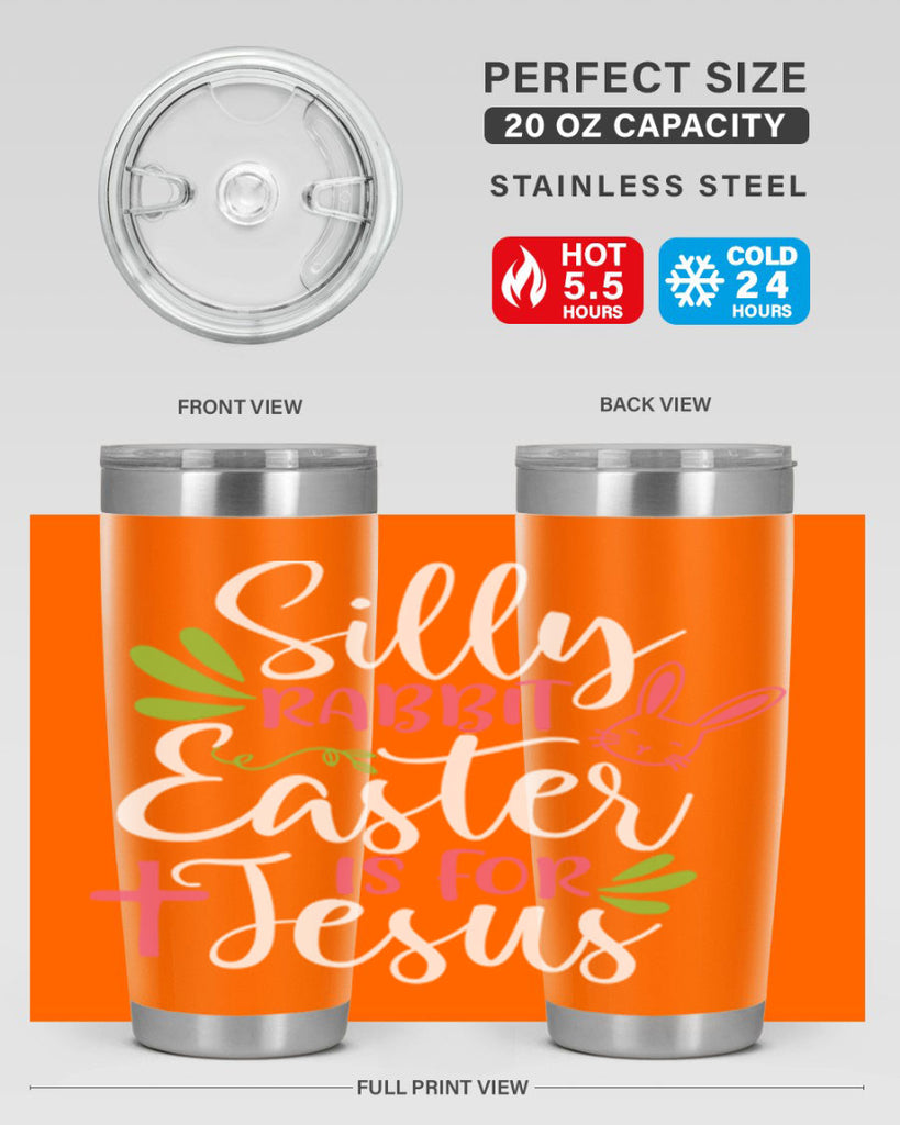 silly rabbit easter is for jesus 8#- easter- Tumbler