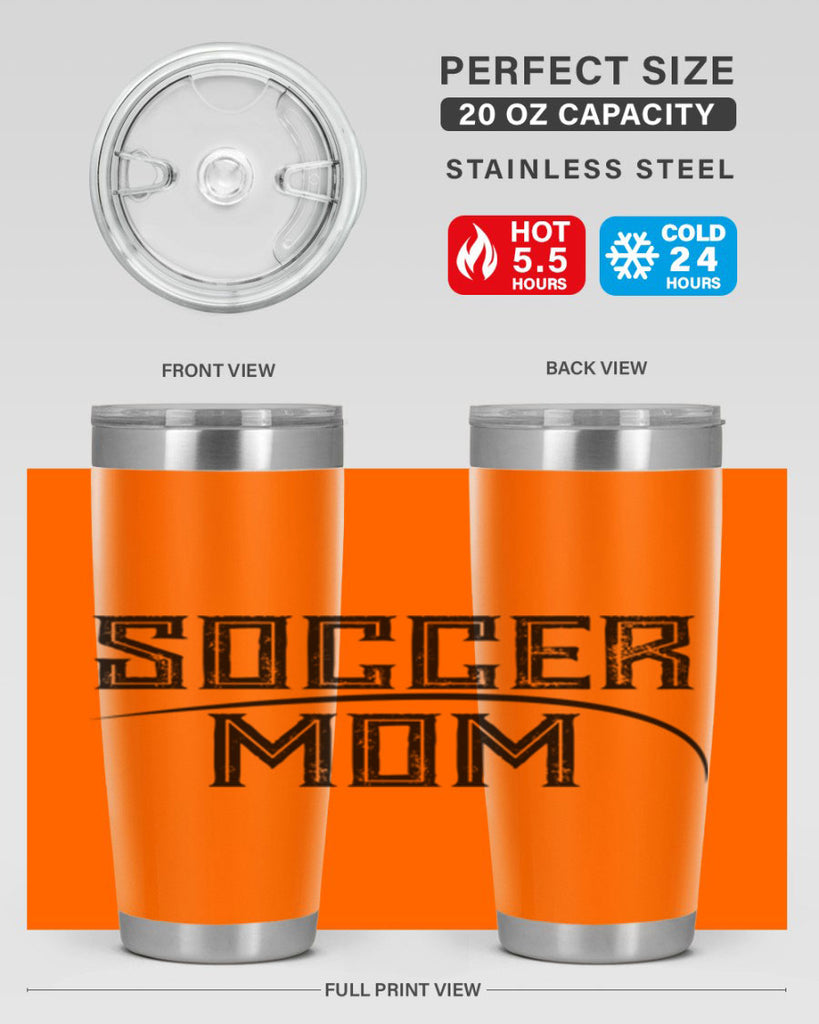 soccer mom 67#- mom- Tumbler