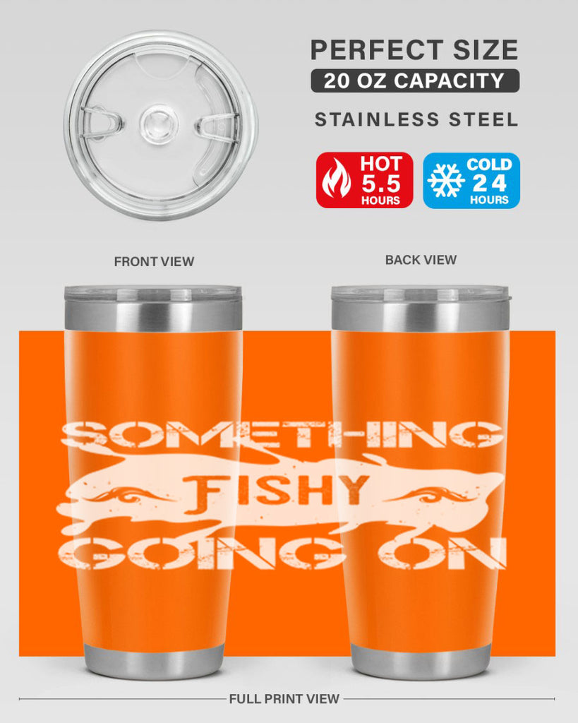 something fishy going on 235#- fishing- Tumbler