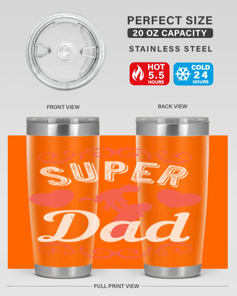 super dad 178#- fathers day- Tumbler