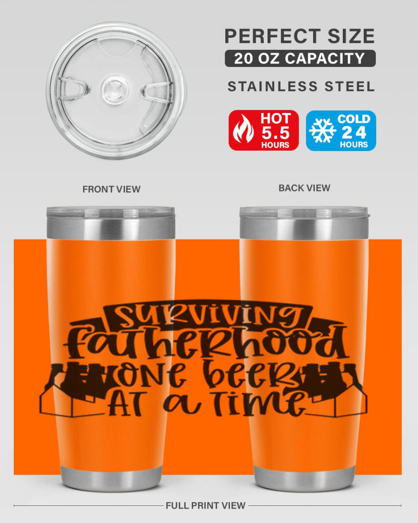 surviving fatherhood one beer at a time 19#- fathers day- Tumbler