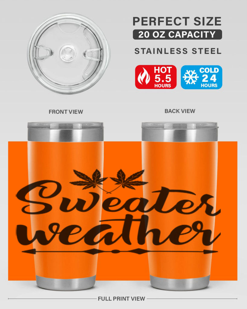 sweater weather 581#- fall- Tumbler