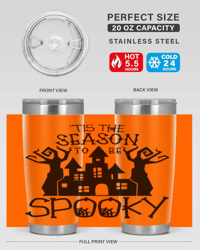 tis the season to be spooky 100#- halloween- Tumbler