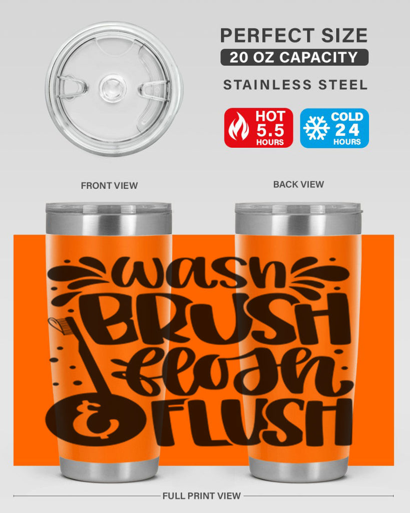 wash brush flosh flush 9#- bathroom- Tumbler