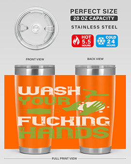 wash your fucking hands Style 14#- corona virus- Cotton Tank