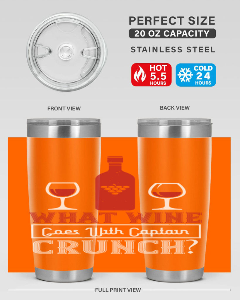 what wine goes with captain crunch 11#- wine- Tumbler