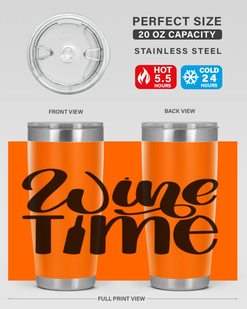 wine time 16#- wine- Tumbler