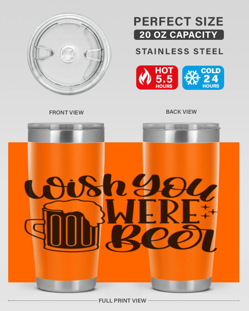 wish you were beer 15#- beer- Tumbler