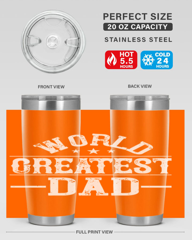 world greatest dad 143#- fathers day- Tumbler