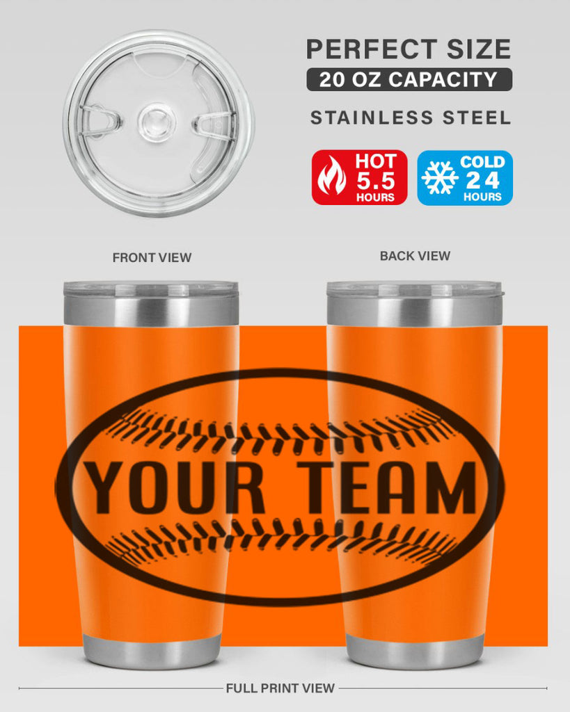 your team 2270#- softball- Tumbler