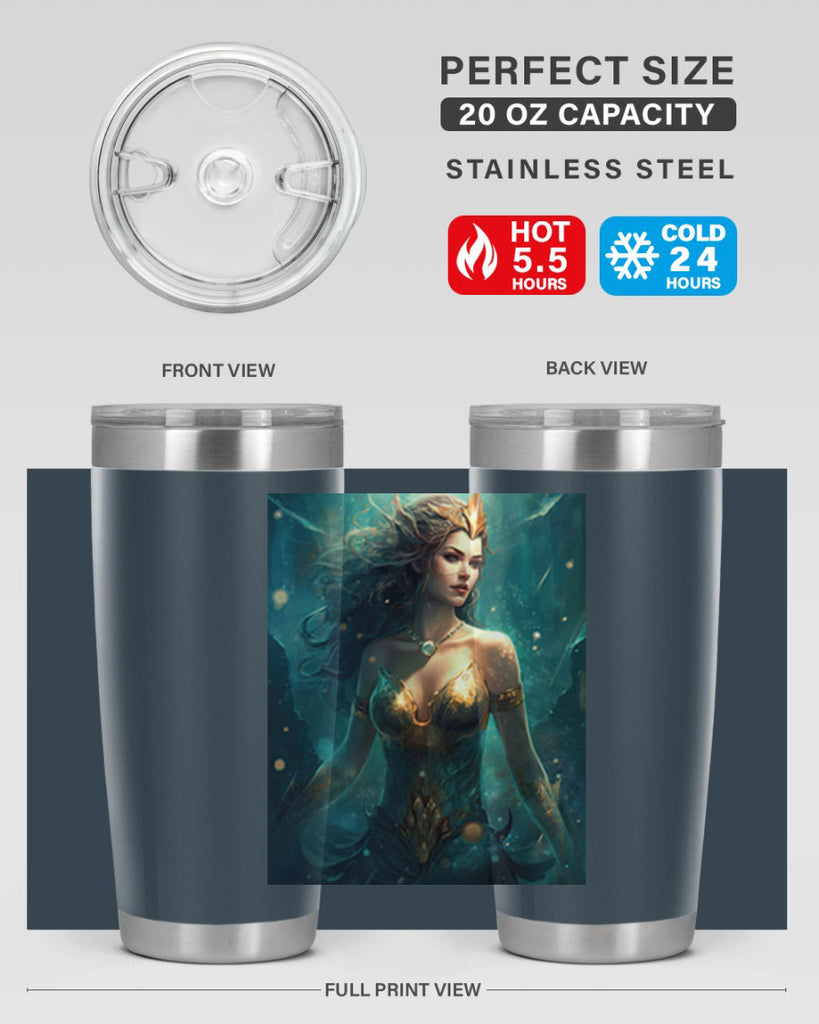 Aquarius 52#- zodiac- Tumbler