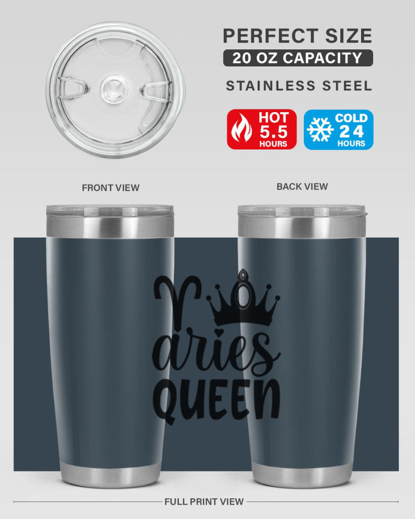 Aries queen 118#- zodiac- Tumbler