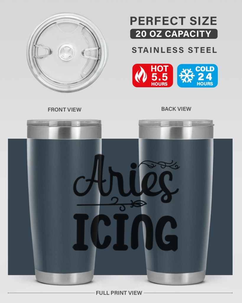 Ariesicing 106#- zodiac- Tumbler