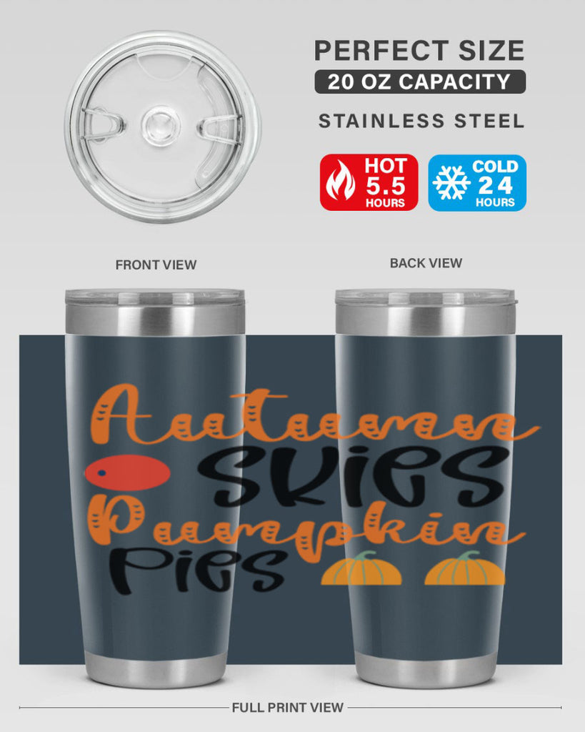 Autumn Skies Pumpkin Pies 30#- fall- Tumbler
