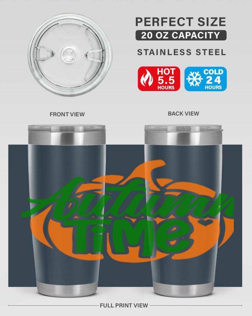Autumn Time 34#- fall- Tumbler