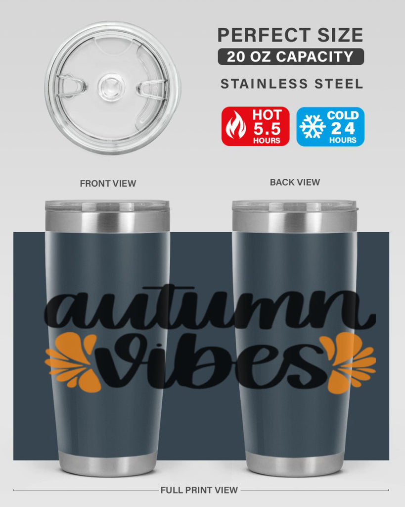 Autumn Vibes 478#- fall- Tumbler