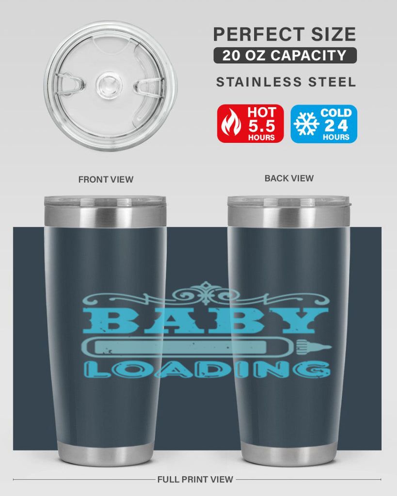 Baby Loading Style 49#- baby shower- tumbler