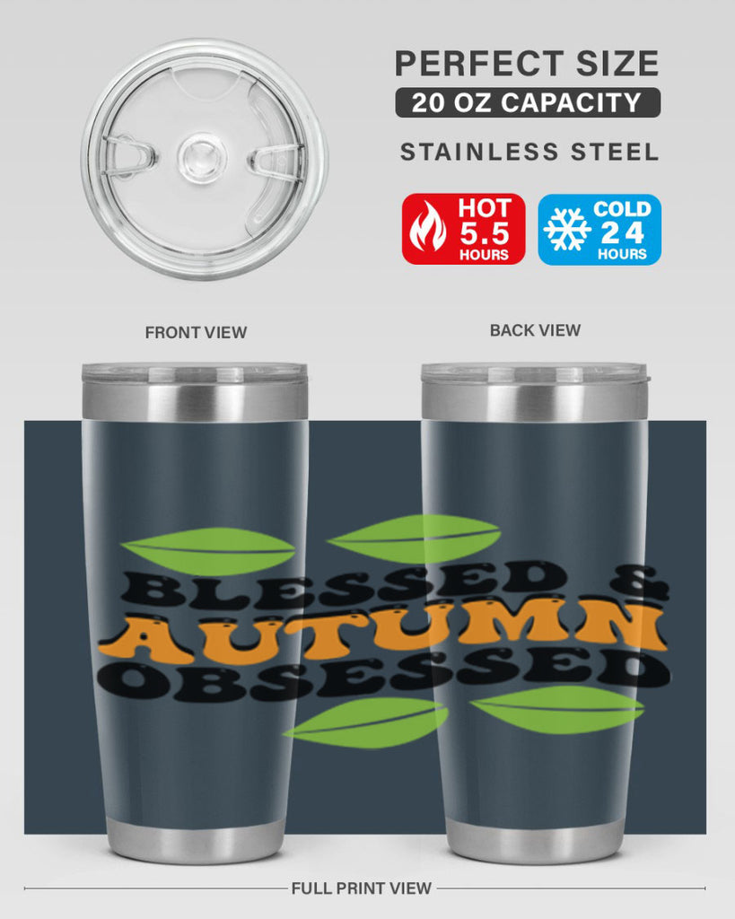 Blessed Autumn Obsessed 48#- fall- Tumbler