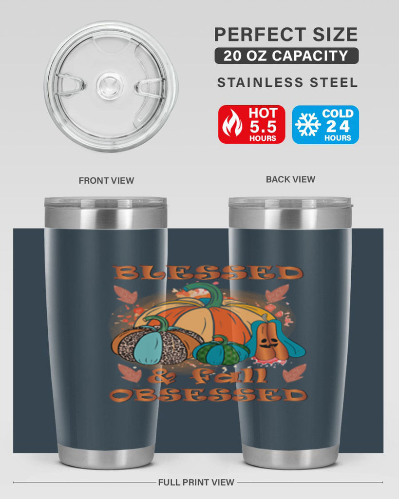 Blessed Fall Obsessed 49#- fall- Tumbler