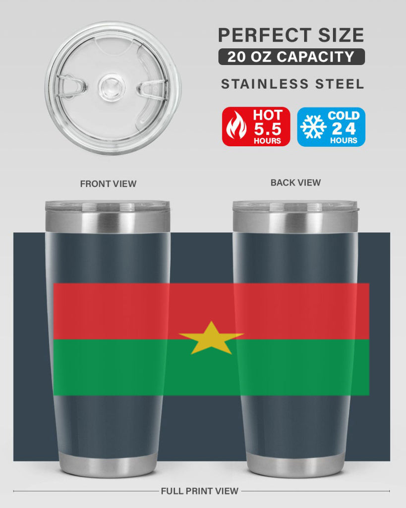 Burkina Faso 171#- world flags- Tumbler