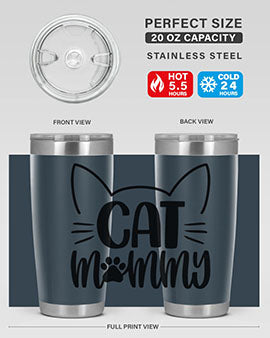 Cat Mommy Style 88#- cat- Tumbler