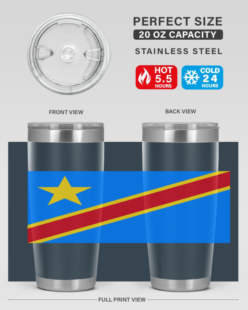 Congo Democratic Republic of the 159#- world flags- Tumbler