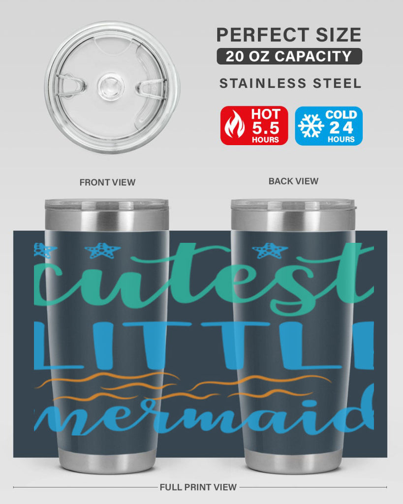 Cutest Little Mermaid Design 97#- mermaid- Tumbler