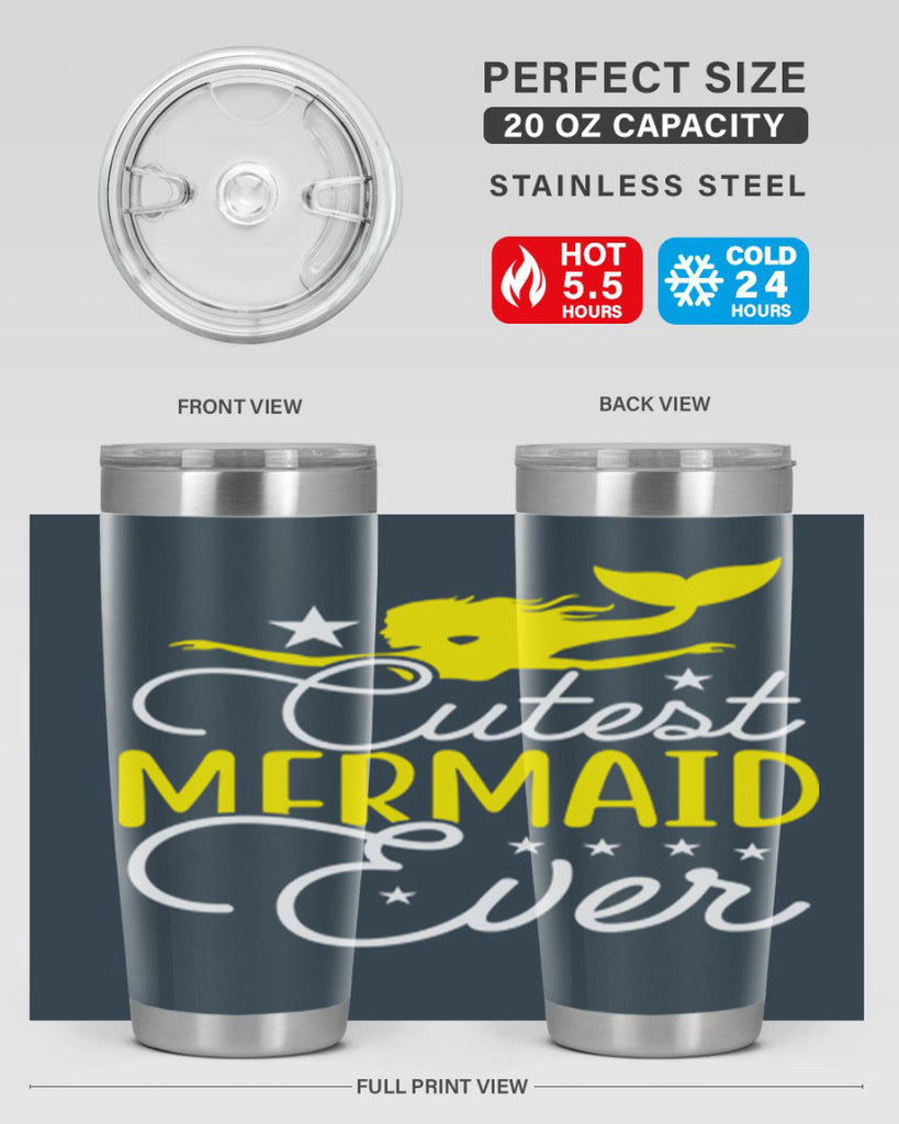 Cutest Mermaid Ever 92#- mermaid- Tumbler