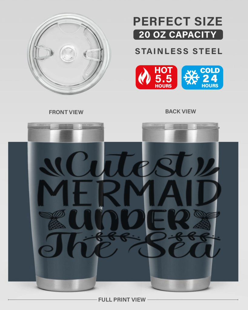 Cutest Mermaid Under The Sea 108#- mermaid- Tumbler