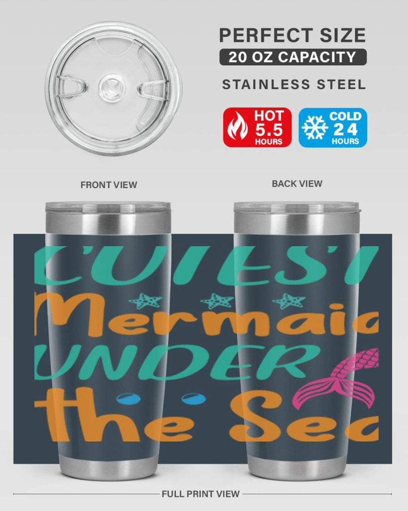 Cutest Mermaid Under the Sea 107#- mermaid- Tumbler