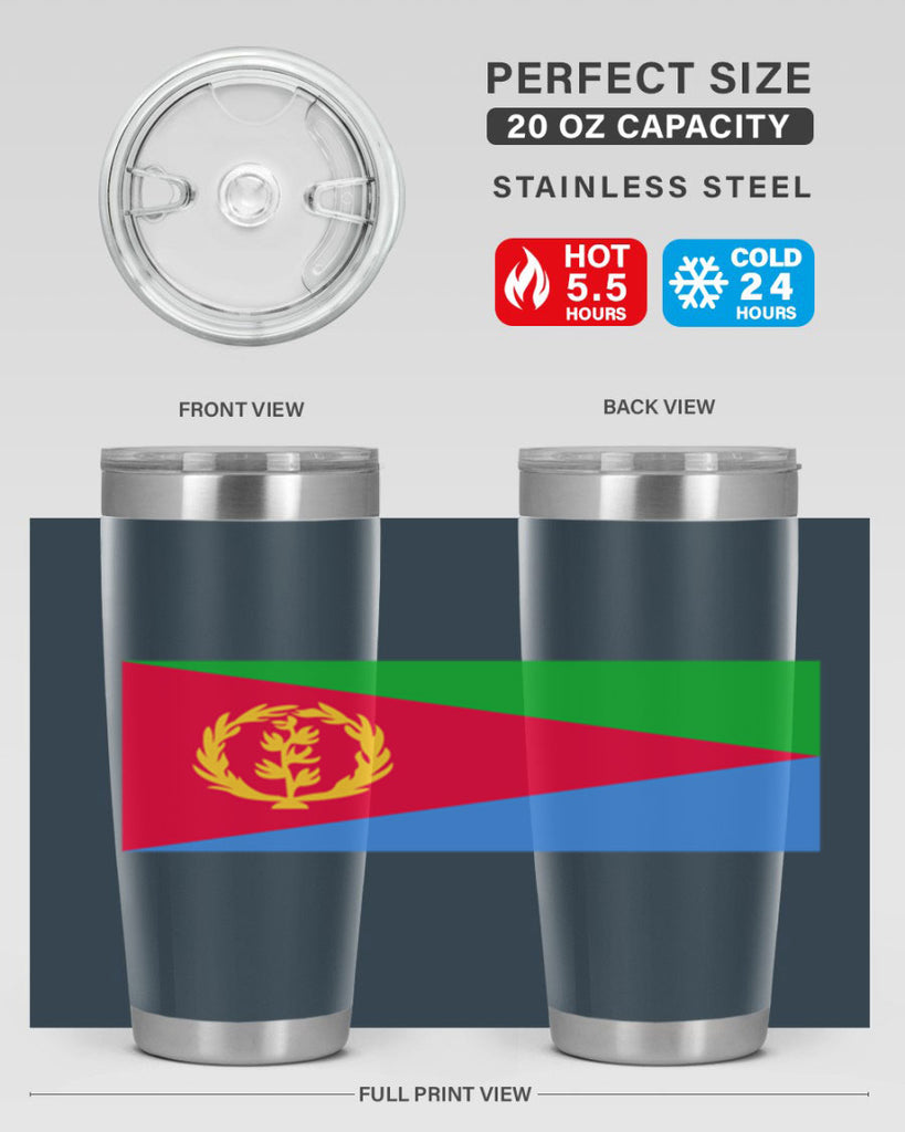 Eritrea 143#- world flags- Tumbler