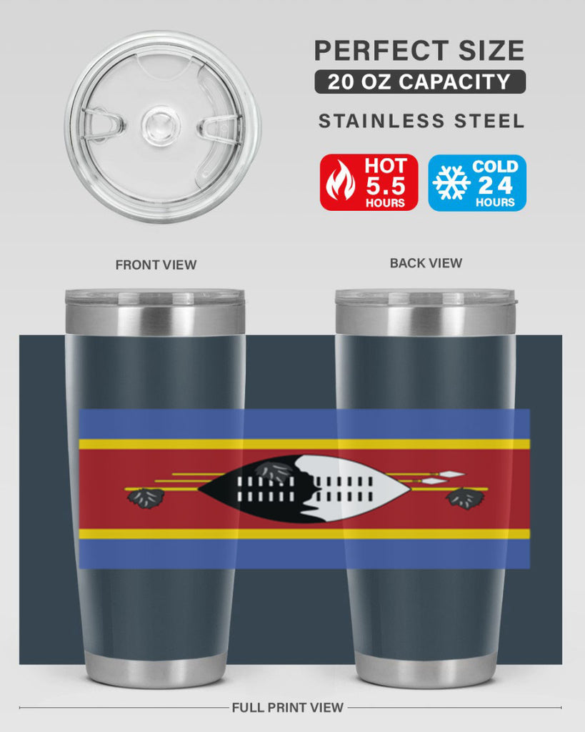 Eswatini 141#- world flags- Tumbler