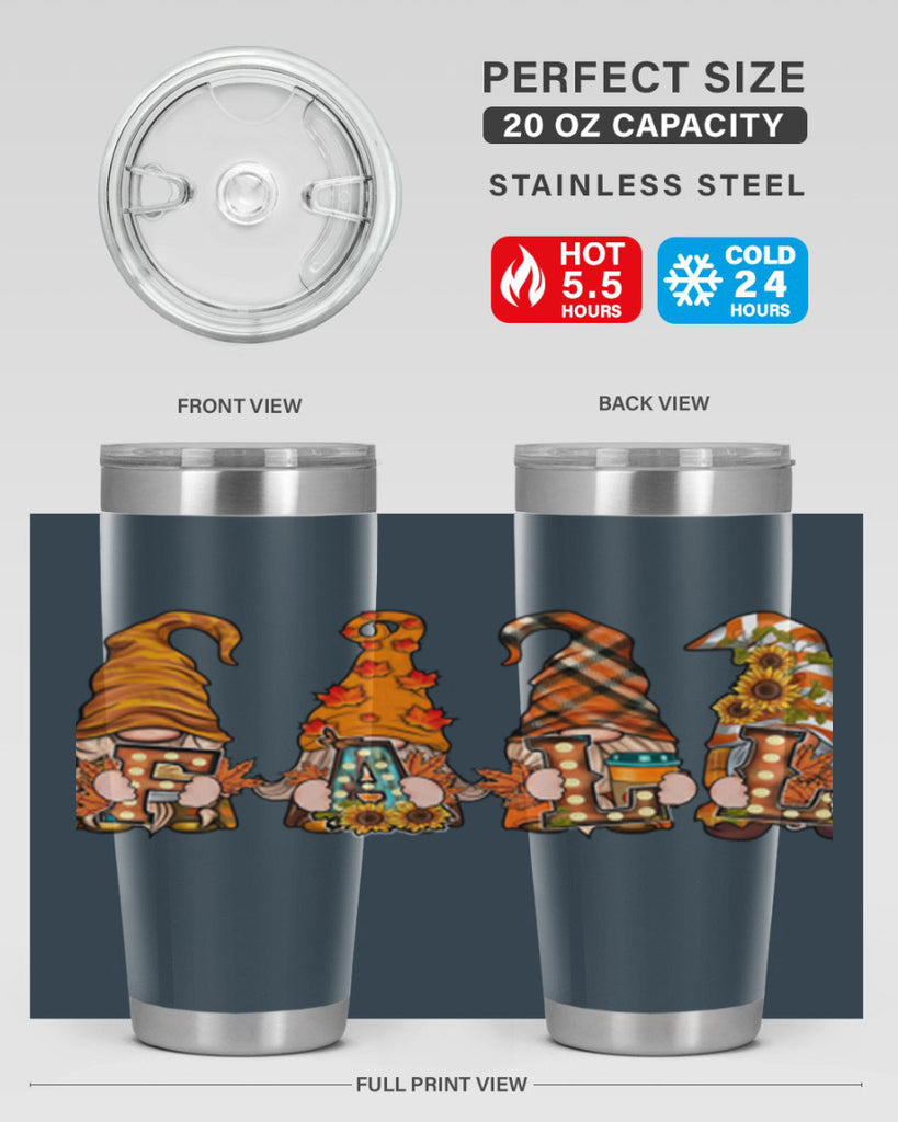 FALLGnomeAutumn 149#- fall- Tumbler
