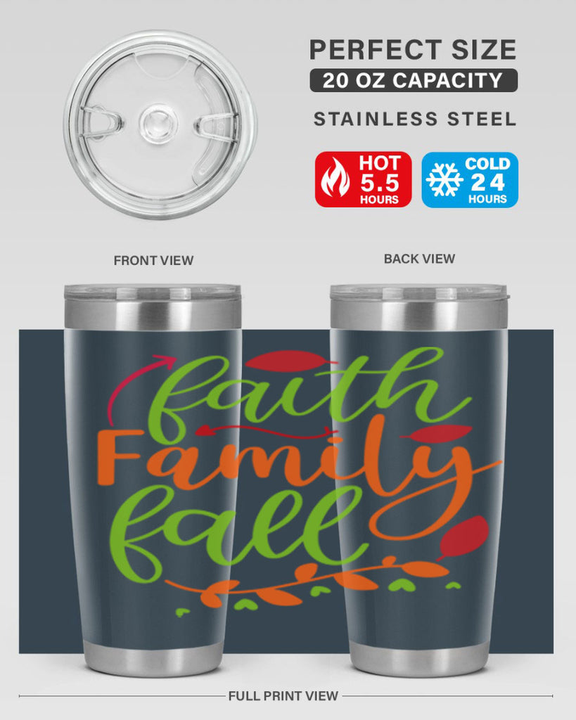 Faith Family Fall 82#- fall- Tumbler