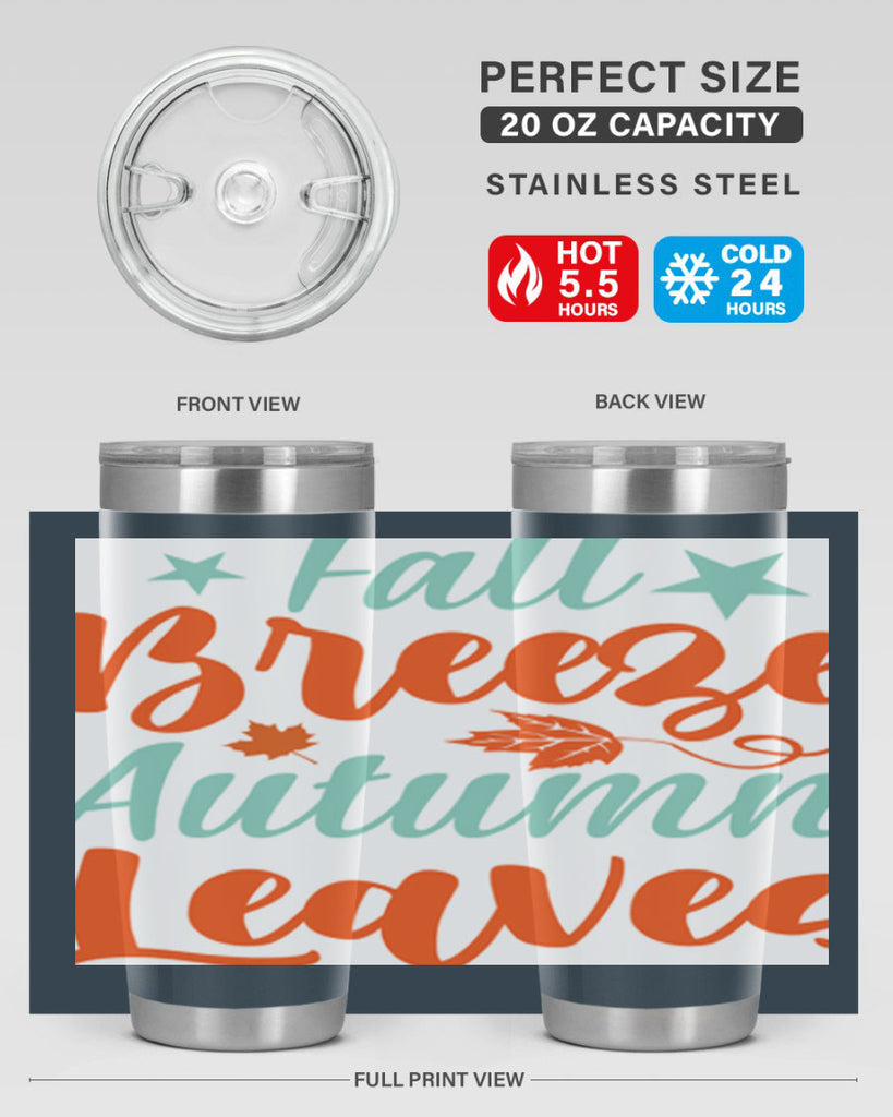 FallBreezeAutumnLeaves 147#- fall- Tumbler