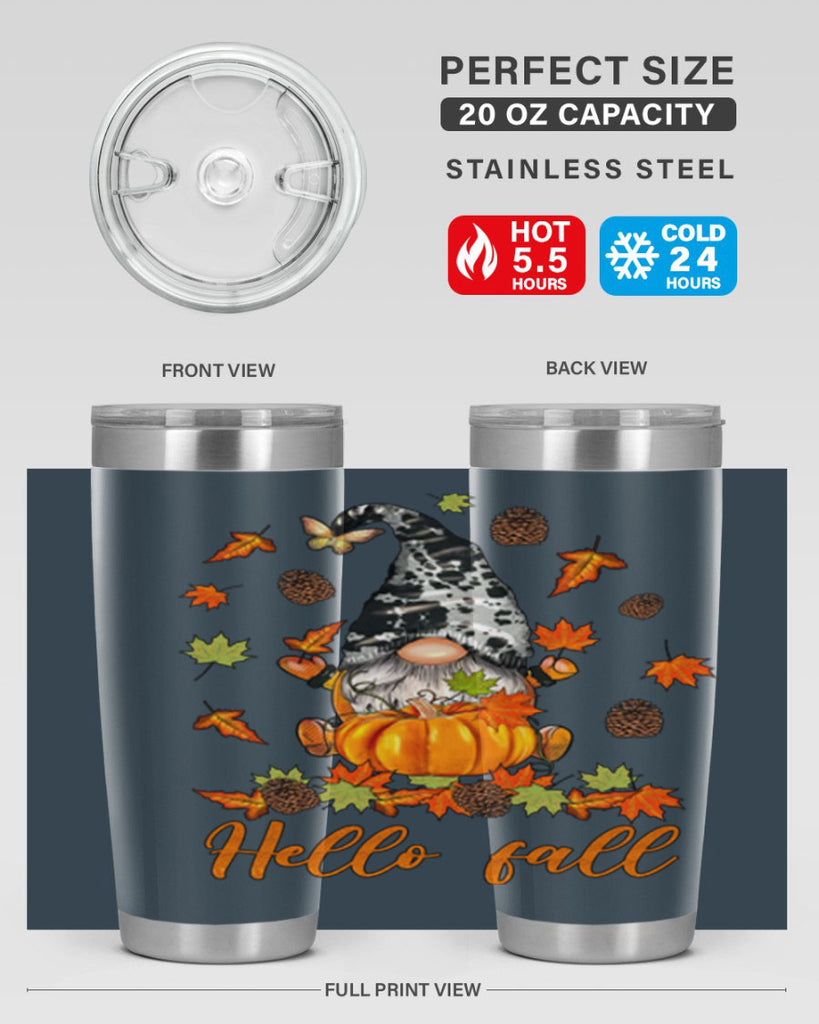 FallGnomeHelloAutumn 150#- fall- Tumbler