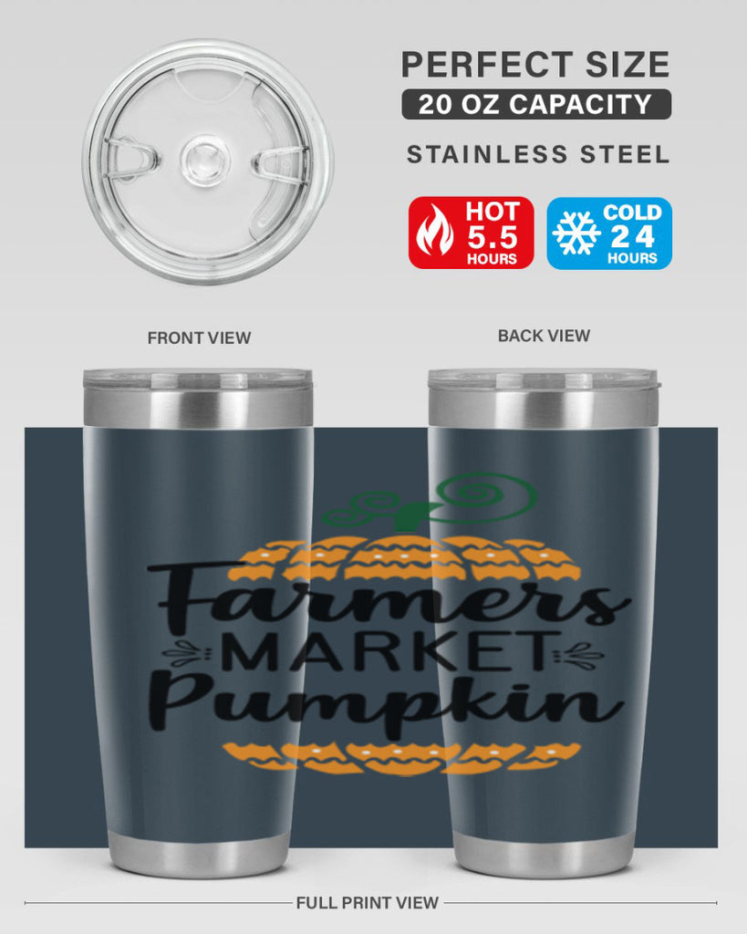Farmersmarketpumpkin 179#- fall- Tumbler
