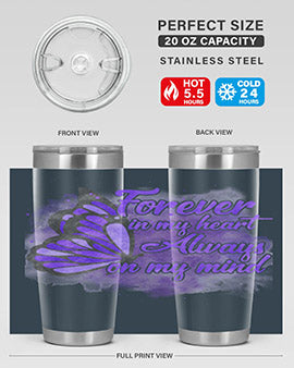 Forever In My Hear Alzheimer 149#- alzheimers- Tumbler