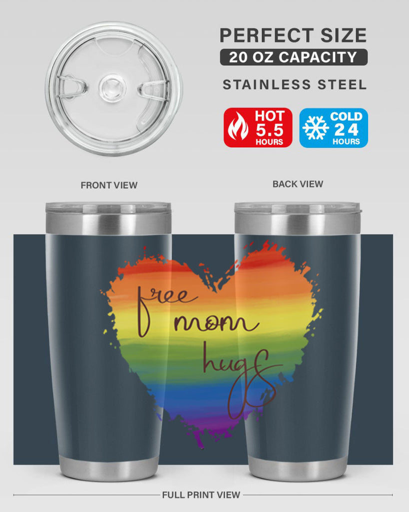 Free Mom Hugs Rainbow Pride Lgbt Png 35#- lgbt- Tumbler