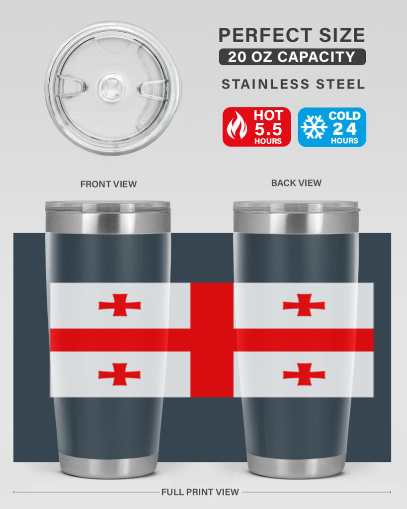 Georgia 134#- world flags- Tumbler