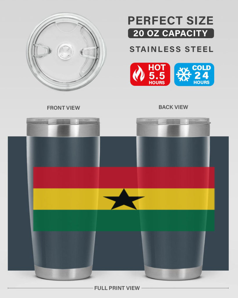 Ghana 132#- world flags- Tumbler
