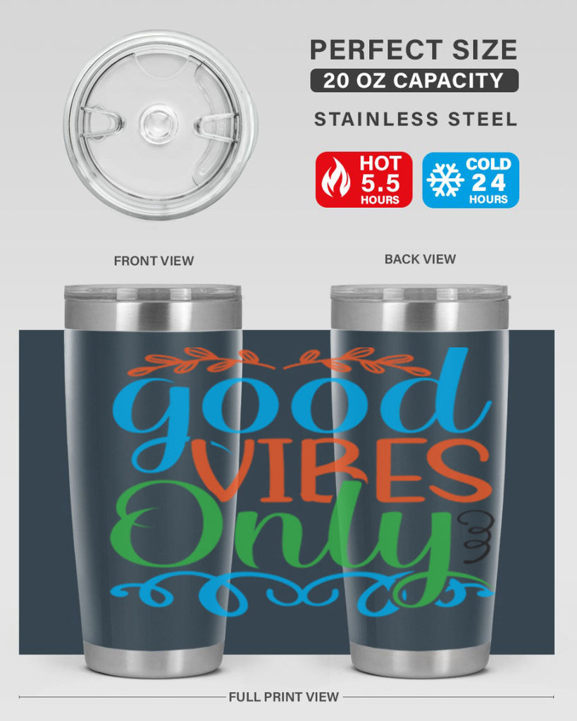 Good Vibes Only 198#- mermaid- Tumbler