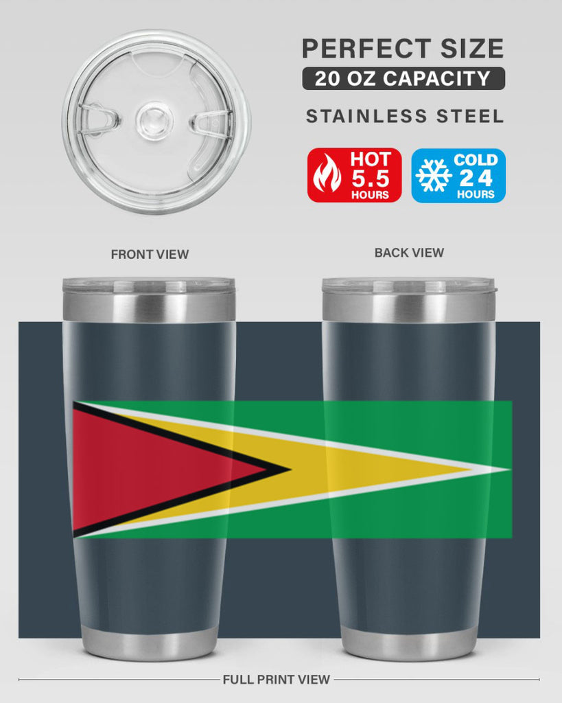 Guyana 126#- world flags- Tumbler