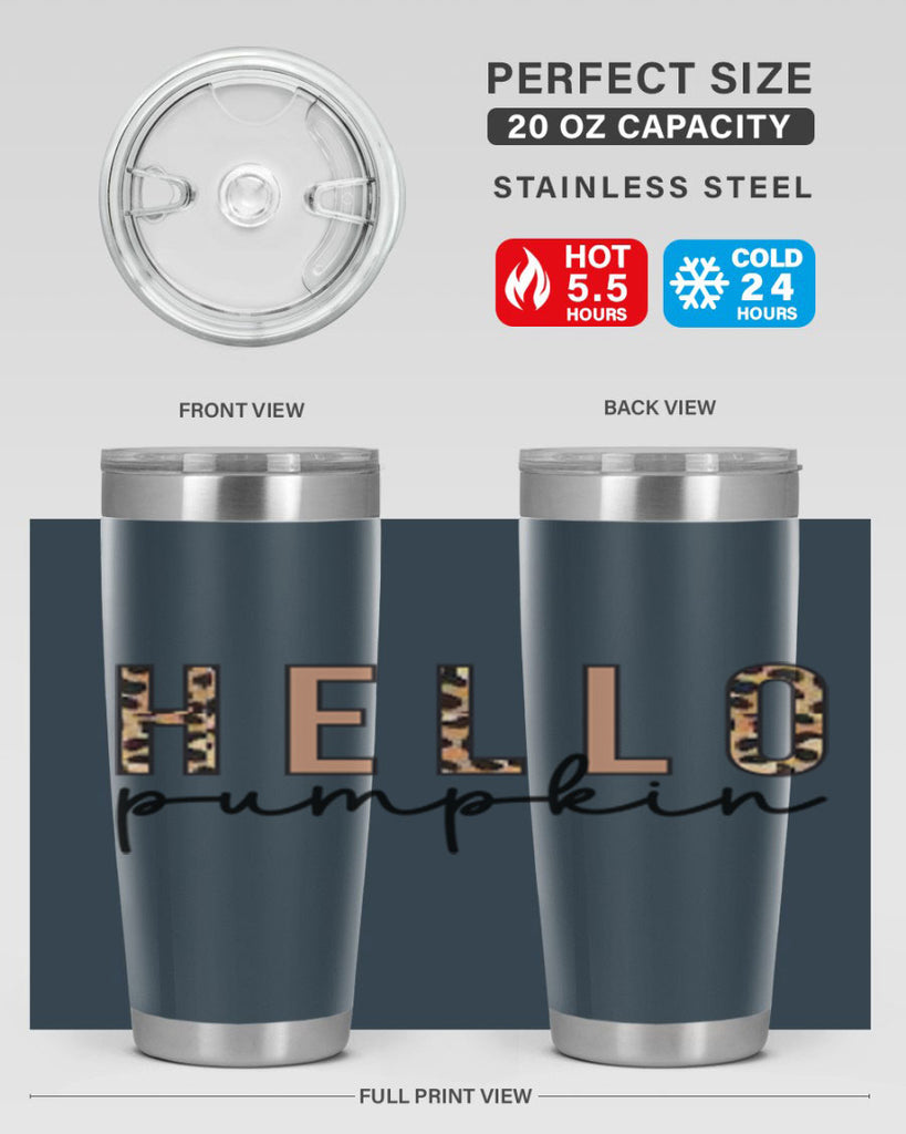 Hello Pumpkin Fall 291#- fall- Tumbler