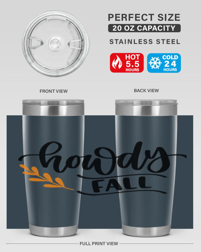 Howdy Fall 496#- fall- Tumbler