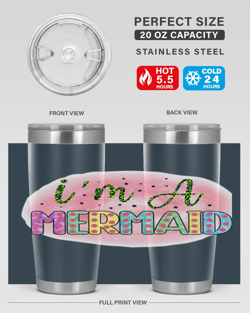 Im A Mermaid 255#- mermaid- Tumbler