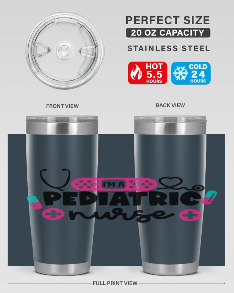 Im A Pediatric Nurse Style Style 154#- nurse- tumbler