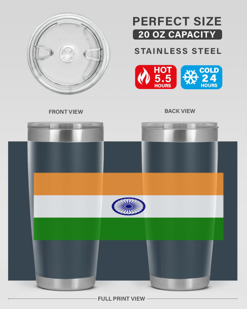 India 121#- world flags- Tumbler