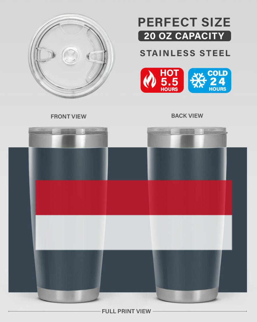 Indonesia 120#- world flags- Tumbler