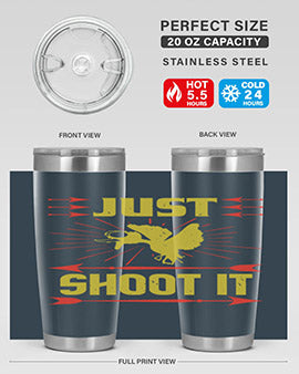 Just shoot it Style 32#- duck- Tumbler